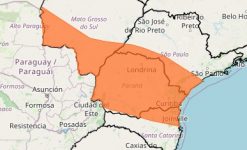 em-meio-a-seca,-parana-registra-chuvas-de-granizo-e-recebe-alerta-de-tempestade-para-ventos-de-ate-100-km/h;-veja-previsao-do-tempo