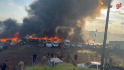 incendio-destroi-veiculos-apreendidos-em-patio-da-policia-militar-de-apucarana