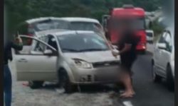 video:-motorista-quebra-carros-com-machado-apos-acidente-de-transito-no-parana