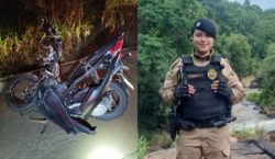 policial-militar-morre-apos-ter-moto-atingida-por-motorista-bebado-no-parana
