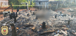 corpos-de-idoso-e-de-quatro-cachorros-de-estimacao-sao-encontrados-carbonizados-apos-casa-pegar-fogo,-no-parana