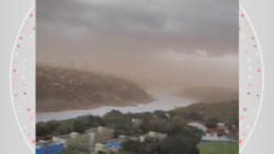 video:-tempestade-de-poeira-invade-foz-do-iguacu-pouco-antes-de-chuva-forte,-e-sensacao-termica-cai-12oc-em-uma-hora